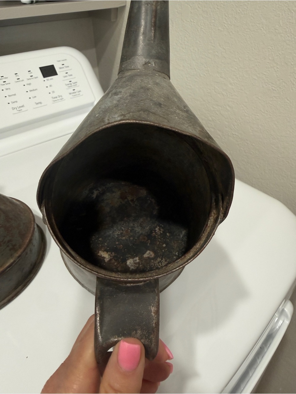 Vintage Midland Galvanized Oil Can and Funnel-Farmhouse Rustic Decor - Picture 13 of 16